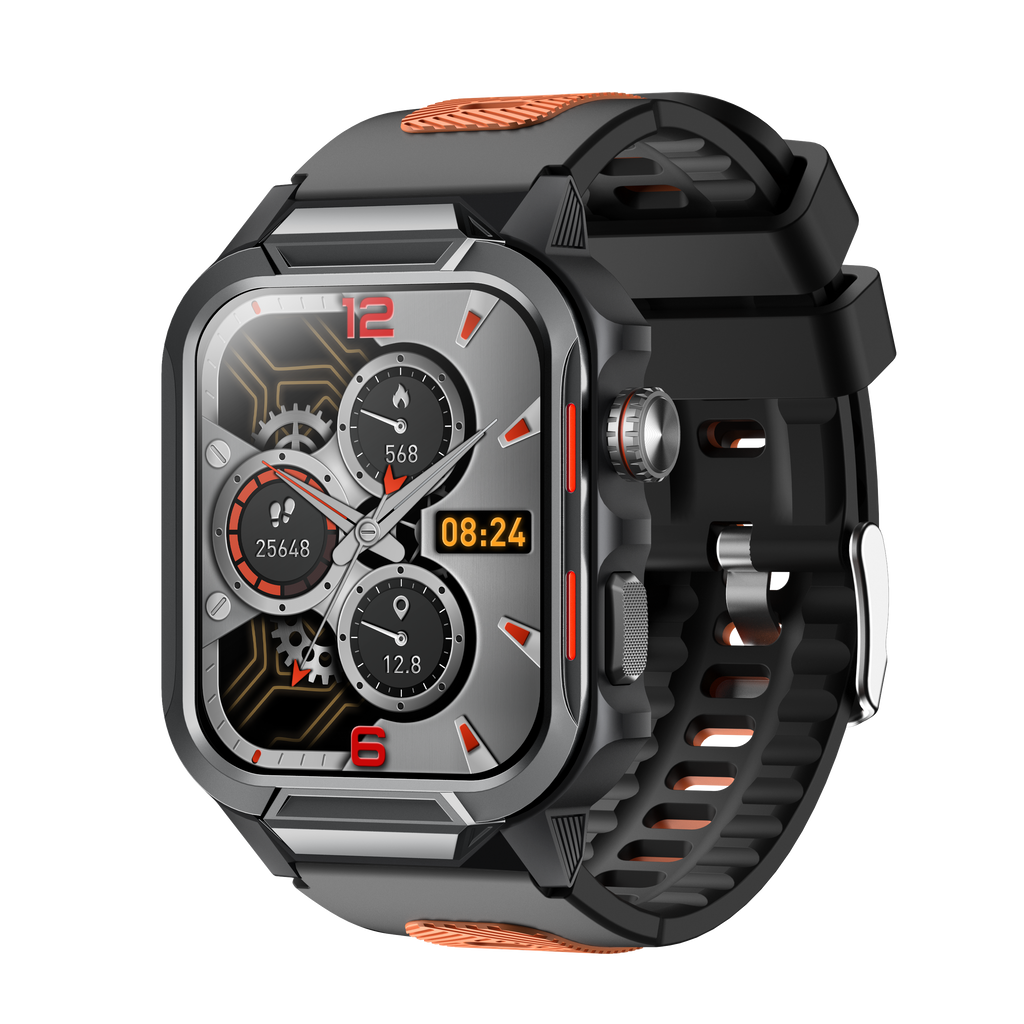 Smart Watch for Men 3ATM Waterproof Smartwatch 1.96 inch screen for Android and iOS Phones Fitness Tracker Watch with 100+ Sports Modes